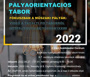 Pályaorientációs tábor 2022 – Program és jelentkezés